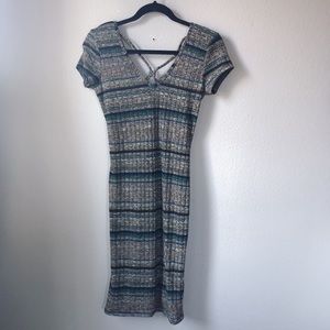 Striped Fitted Dress